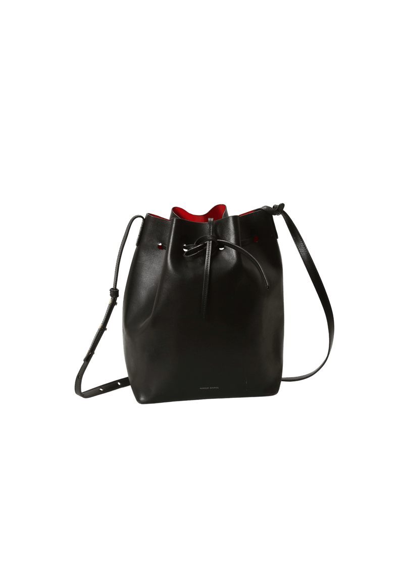 LEATHER BUCKET BAG