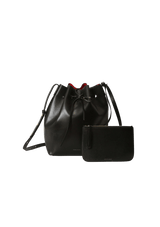 LEATHER BUCKET BAG