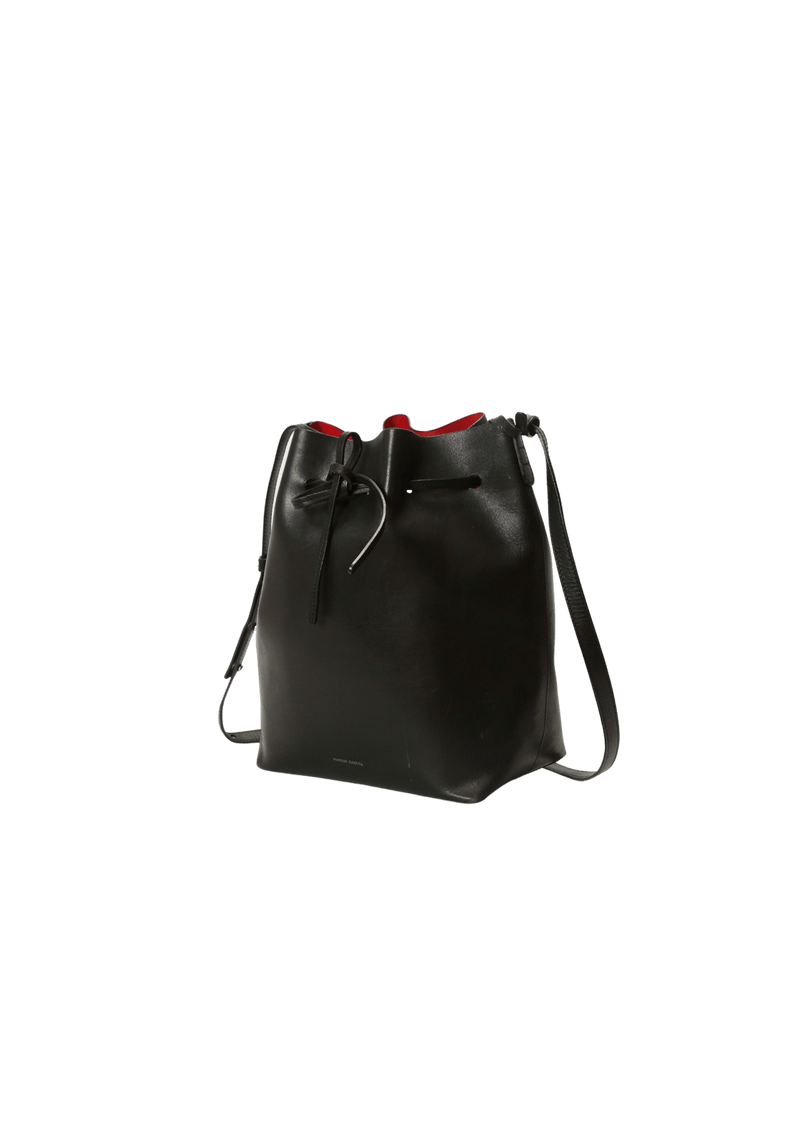 LEATHER BUCKET BAG