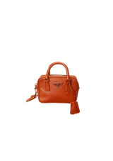 MINI SAFFIANO DOUBLE ZIP CAMERA BAG