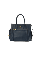 VITELLO DAINO FRONT POCKET WING TOTE