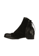 SUEDE COMBAT BOOTS 34