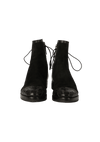 SUEDE COMBAT BOOTS 34