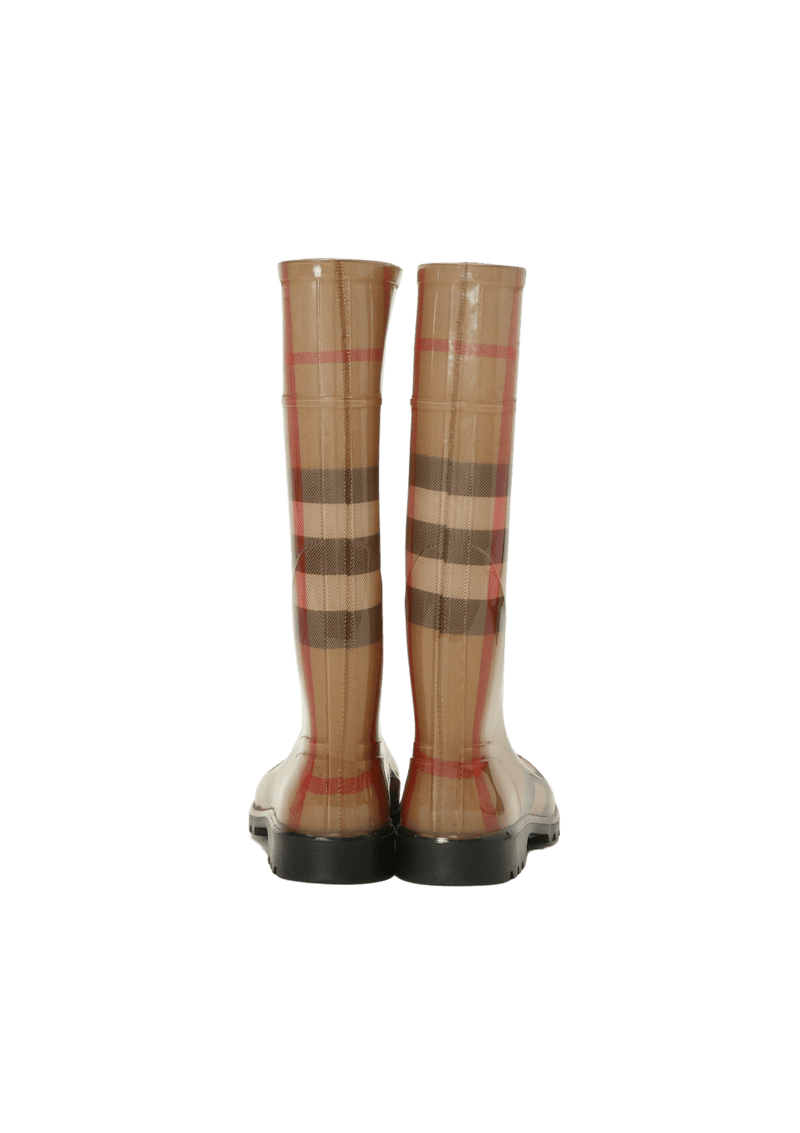 HOUSE CHECK RUBBER BOOTS 35