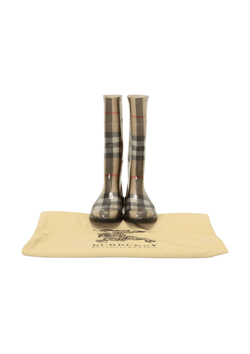 HOUSE CHECK RUBBER BOOTS 35