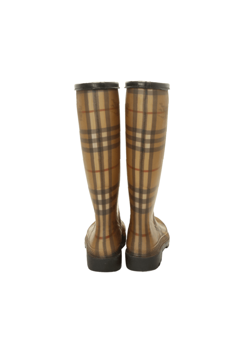 NOVA CHECK RAIN BOOTS 34