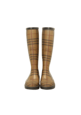 NOVA CHECK RAIN BOOTS 34