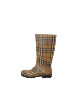 NOVA CHECK RUBBER RAIN BOOTS 36
