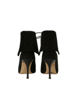 SUEDE ANKLE BOOTS 34