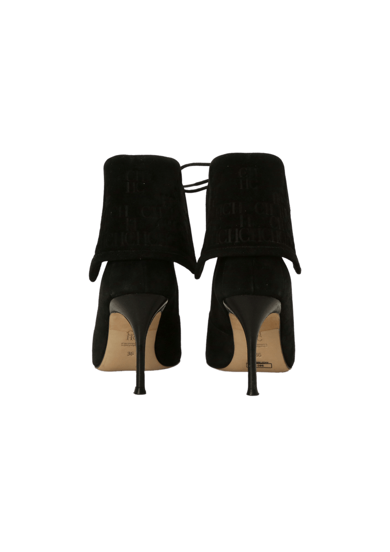 SUEDE ANKLE BOOTS 34