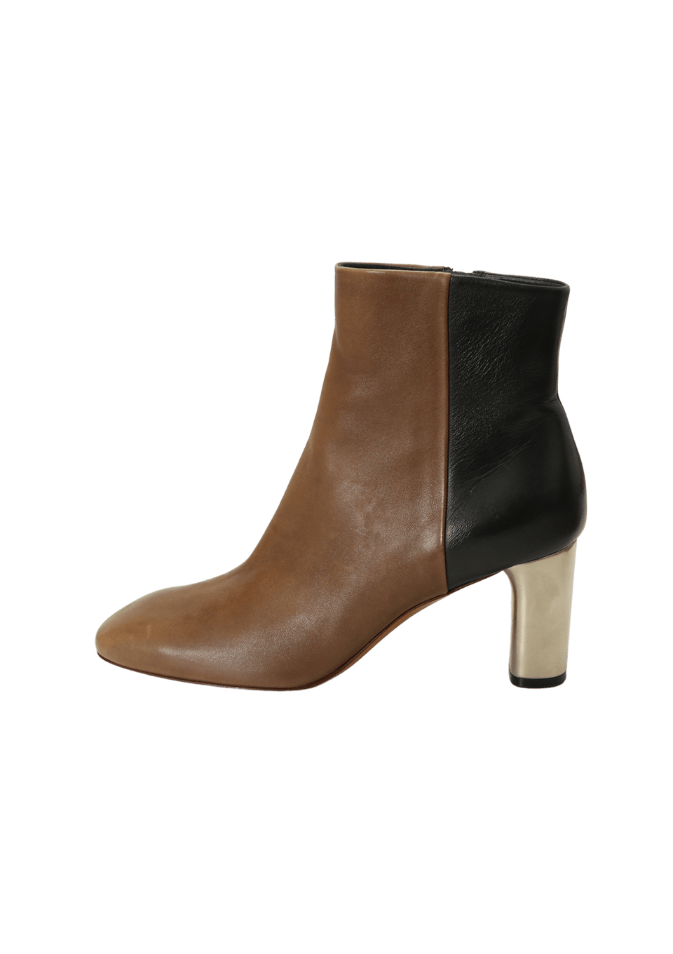 BICOLOR LEATHER BOOTS 35