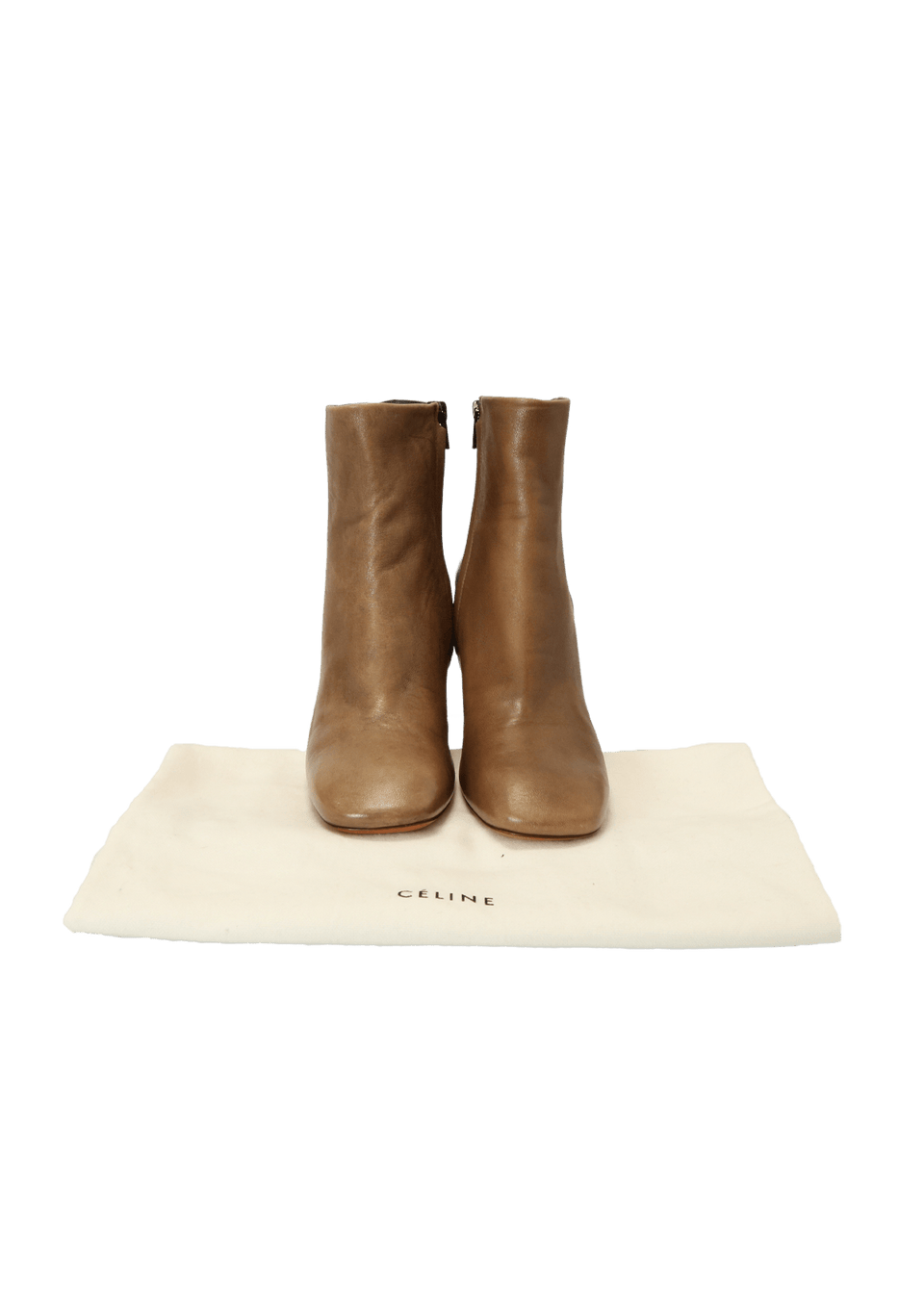 BICOLOR LEATHER BOOTS 35