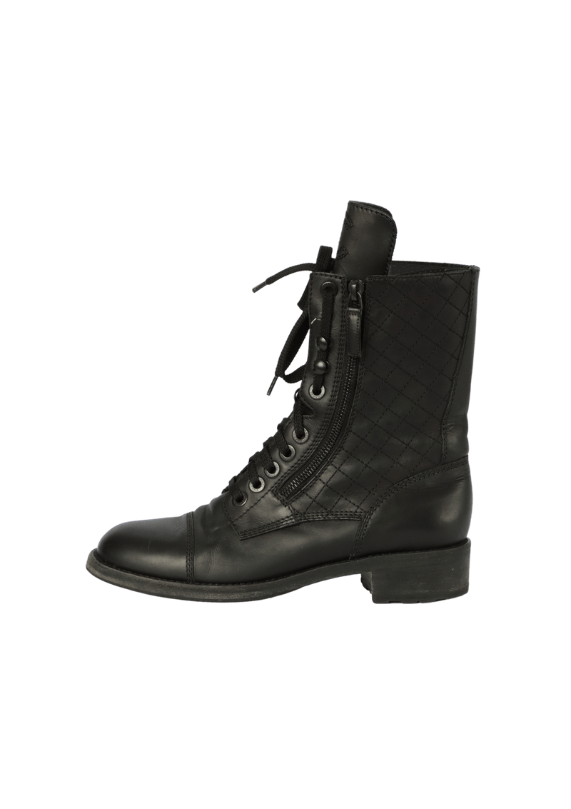 CC INTERLOCKING COMBAT BOOTS 36