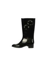RUBBER RAIN CAMELLIA BOOTS 36
