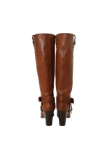 LEATHER BOOTS 35