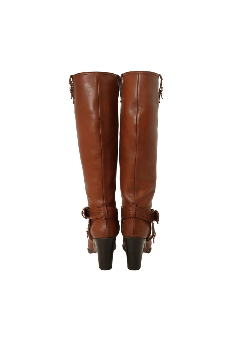 LEATHER BOOTS 35