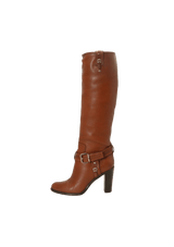 LEATHER BOOTS 35