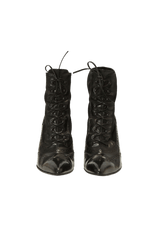 LEATHER BOOTS 35