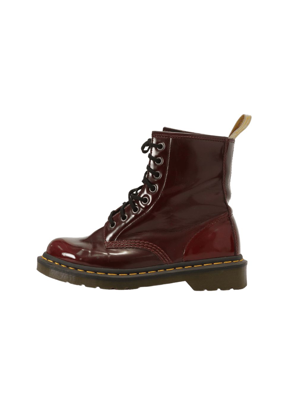 Leather Boots Dr Martens Vinho Bota Dr Martens Patent Leather