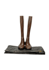 ZUCCA FF LOGO RUBBER BOOTS 36