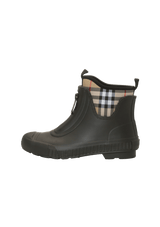 FLINTON CHECK RAIN BOOTS 34