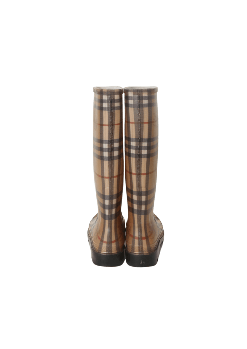 HAYMARKET CHECK RUBBER BOOTS 37