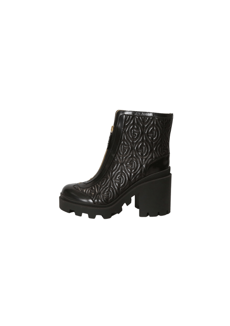 G RHOMBUS ANKLE BOOTS 38