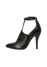 LEATHER ANKLE BOOTS 35.5