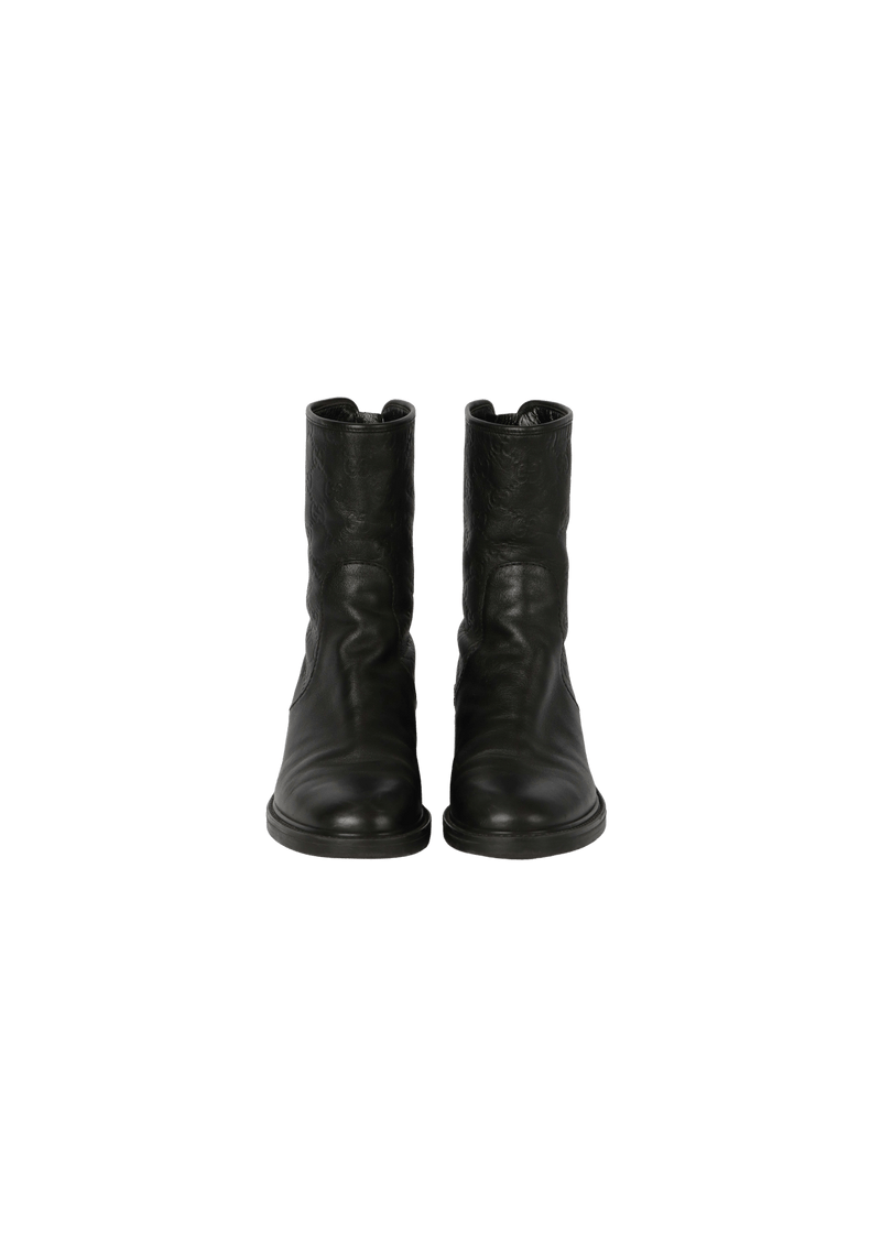 MICROGUCCISSIMA COMBAT BOOTS 36