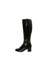 PATENT LEATHER HORSEBIT BOOTS 37.5