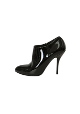 PATENT LEATHER MULES 38.5