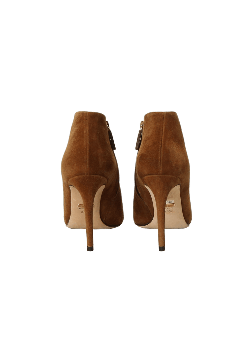 SUEDE ANKLE BOOTS 37.5