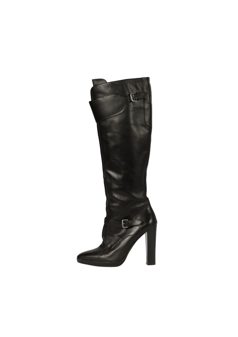 LEATHER BOOTS 36.5