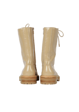 CORA PATENT COMBAT BOOTS 36.5