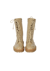 CORA PATENT COMBAT BOOTS 36.5