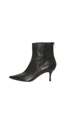 LEATHER ANKLE BOOTS 36.5