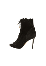 SUEDE LACE-UP BOOTS 37