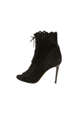 SUEDE LACE-UP BOOTS 37