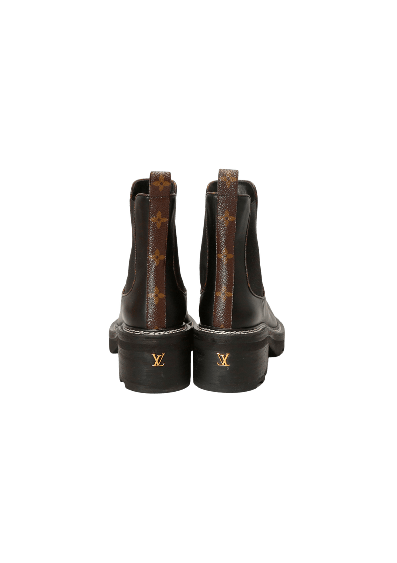 Louis Vuitton Monogram LV Beaubourg Ankle Boots