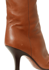 LEATHER BOOTS 36