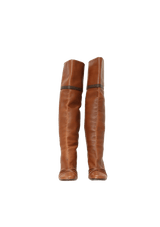 LEATHER BOOTS 36