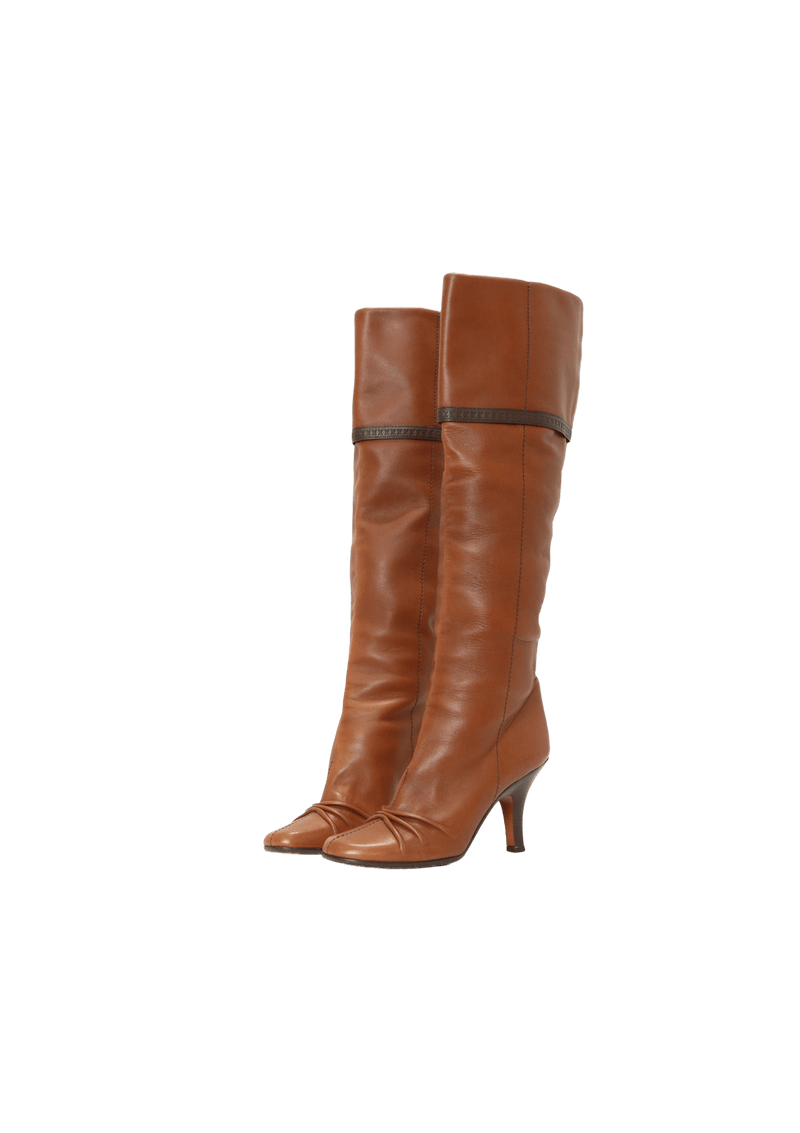 LEATHER BOOTS 36