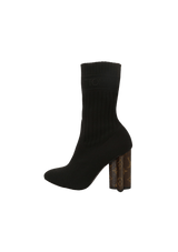 MONOGRAM SOCK BOOTS 34