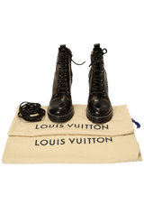 Bota Louis Vuitton Monogram Wonderland 38 Marrom Original – Gringa