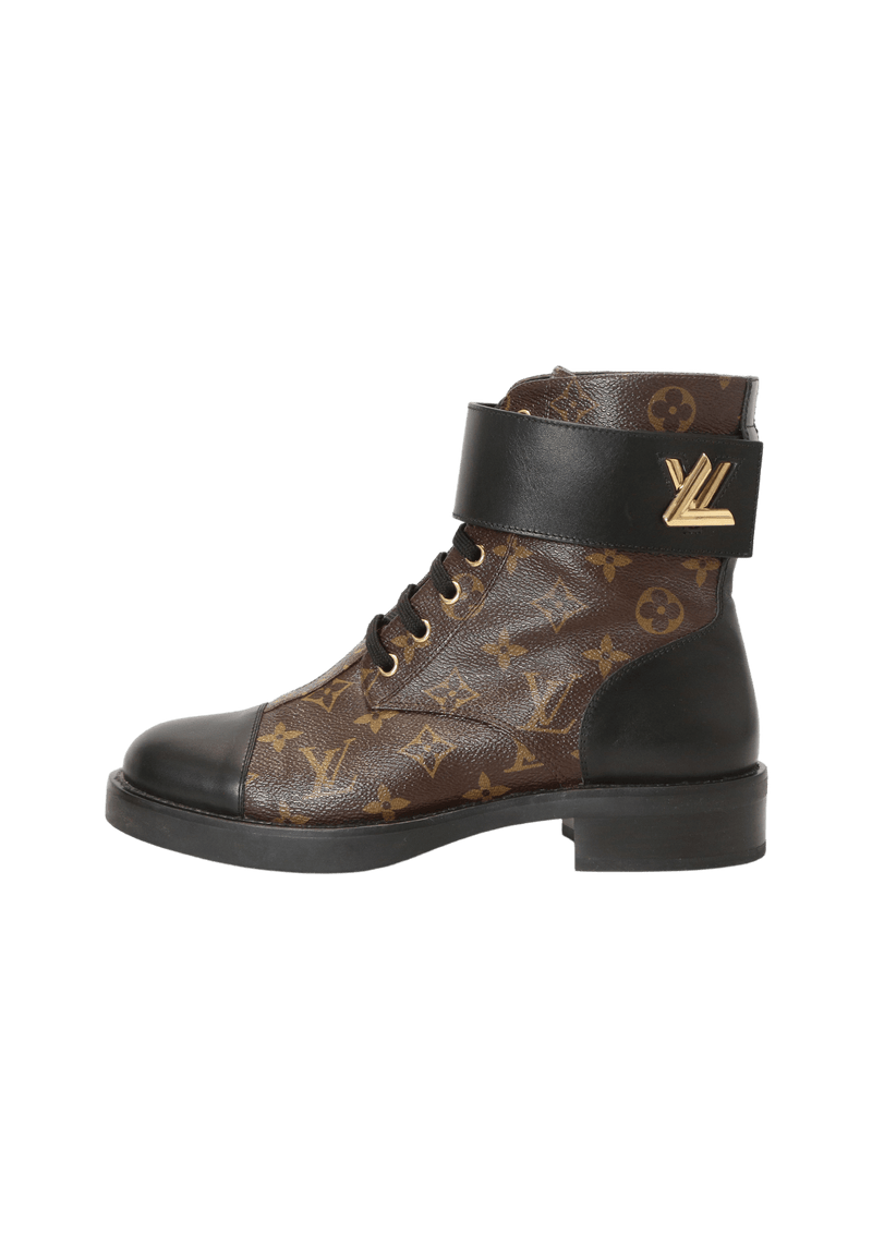 Bota Louis Vuitton Monogram Wonderland 38 Marrom Original – Gringa