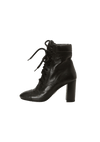 LEATHER LACE UP BOOTS 33