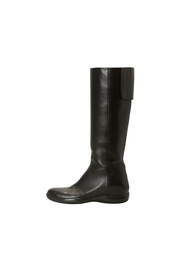 LEATHER RIDING BOOTS 38.5