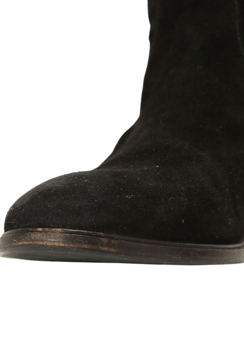 SUEDE RIDING BOOTS 34