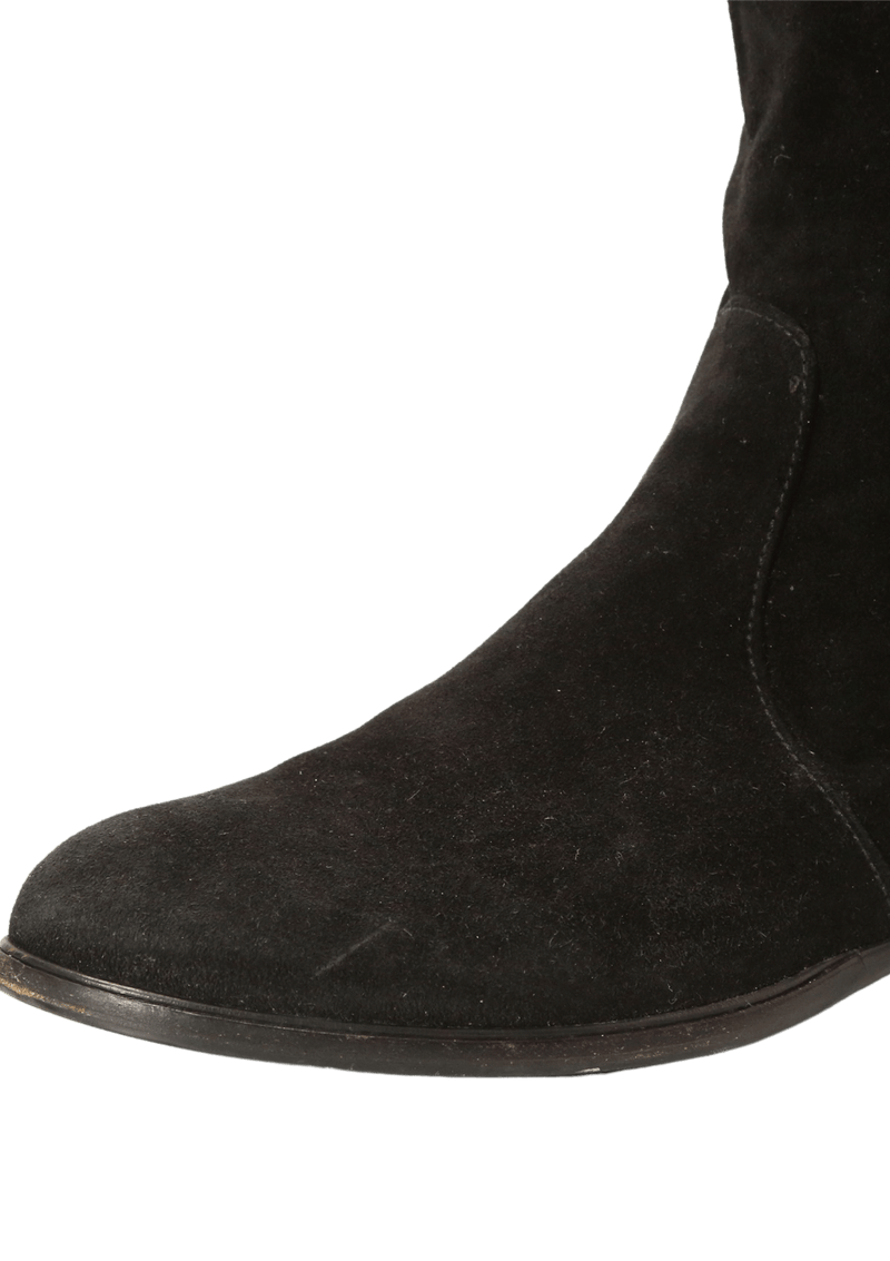 SUEDE RIDING BOOTS 34