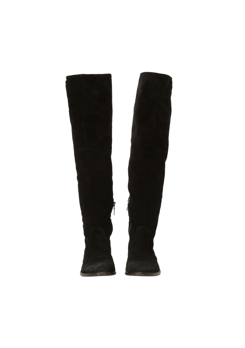 SUEDE RIDING BOOTS 34